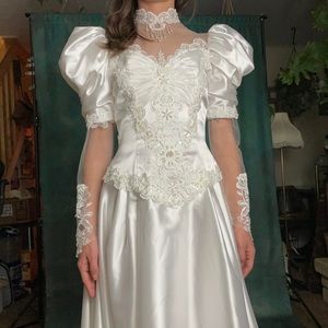 Circa 1980s Wedding Dress